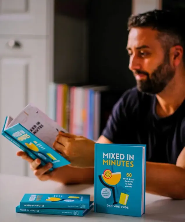 Old Fashioned cocktail sitting on bar at Mode